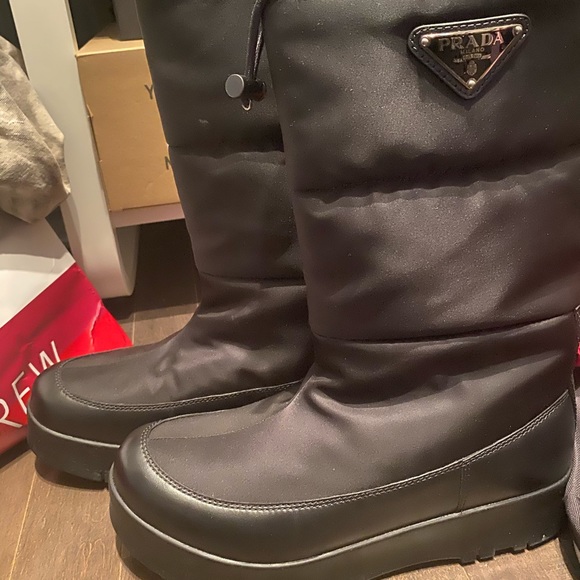 Prada Linea Rossa Nylon Platform Snow Boot - Picture 6 of 6